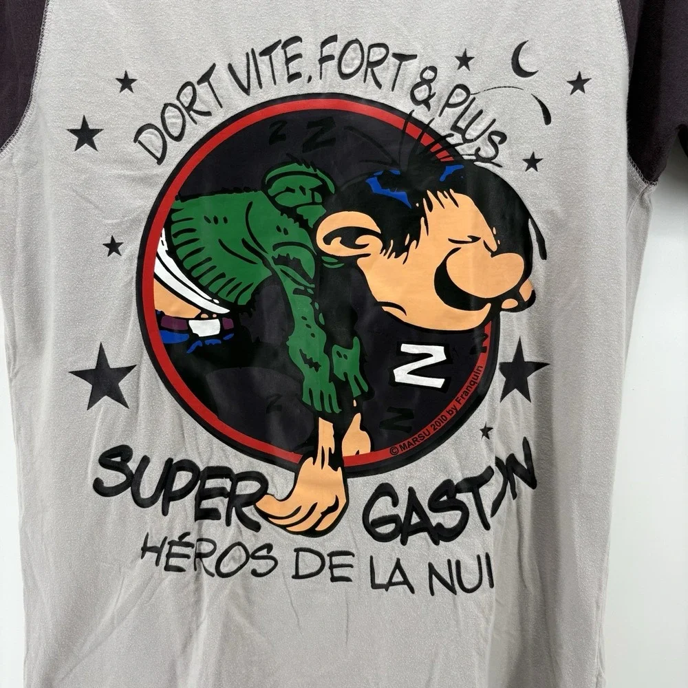 2010 Marsu by Andre Franquin Super Gaston Lagaffe Belgian Comic Shirt Size Large